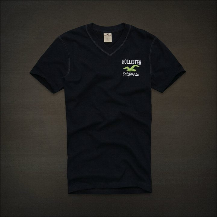 Tee shirt Hollister Noir Homme